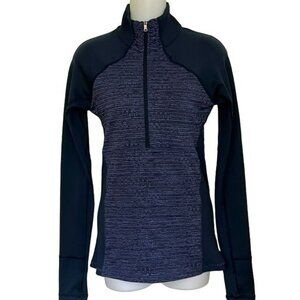 CALIA by CARRIE UNDERWOOD BLUE HALF ZIP WORKOUT TOP SIZE SMALL